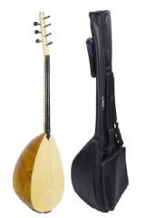 Piarro Profesyonel Kısa Sap El Oyması Kestane Ağacı Bağlama