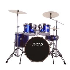 Jinbao JBP1212A 5 Parça Çocuk Davul Seti (Mavi)